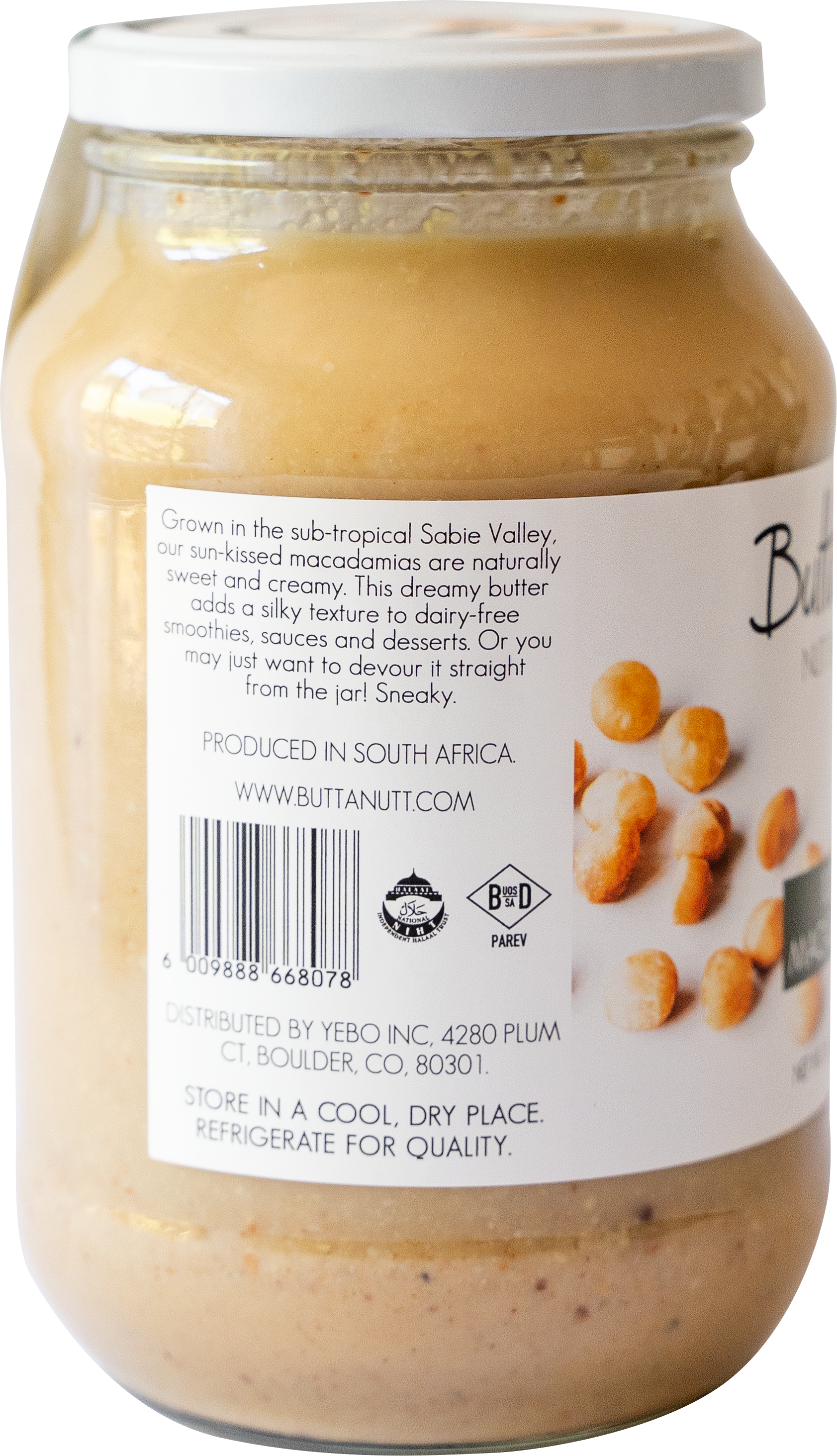 2x 100% Macadamia Nut Butter Jar (1kg)