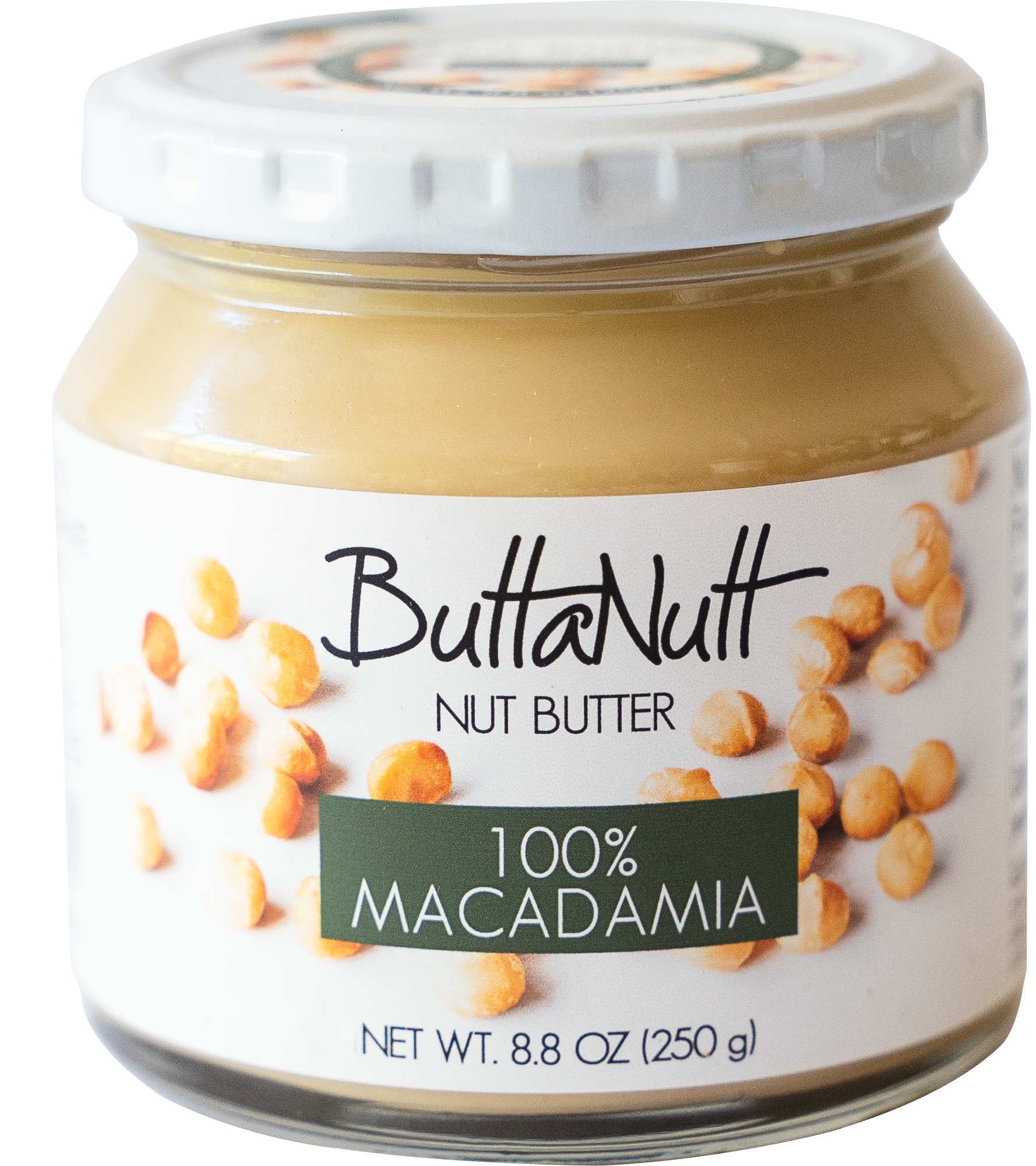 6x 100% Macadamia Nut Butter Jars (250g)
