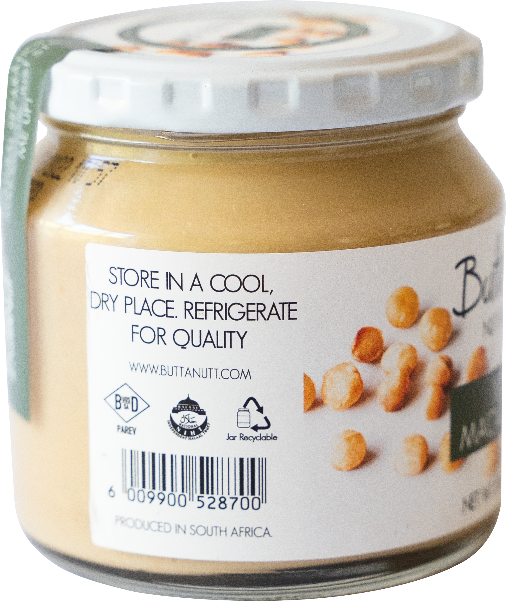 6x 100% Macadamia Nut Butter Jars (250g)