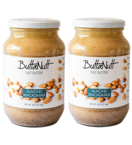 2x Almond Macadamia Nut Butter Jar (1kg)