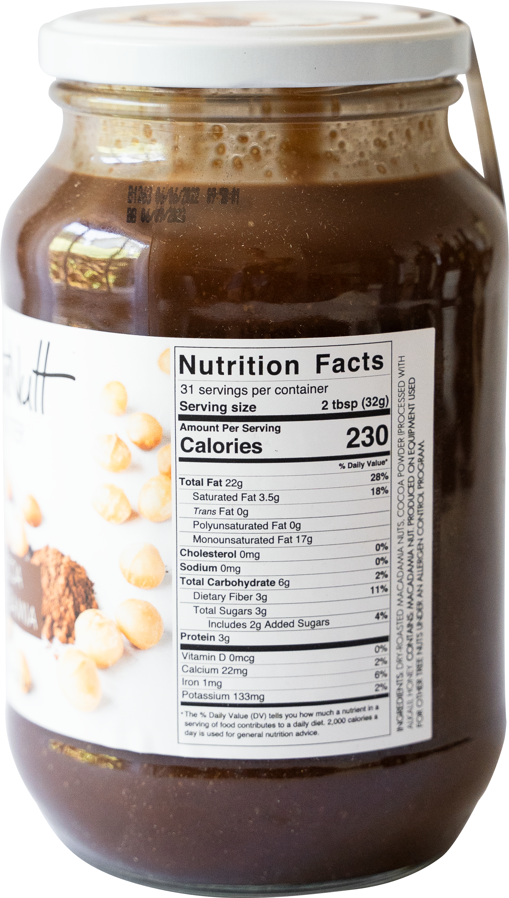 2x Cocoa Macadamia Nut Butter Jar (1kg)