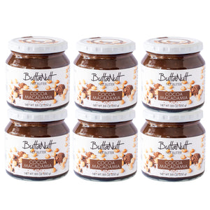 6x Cocoa Macadamia Nut Butter Jars (250g)